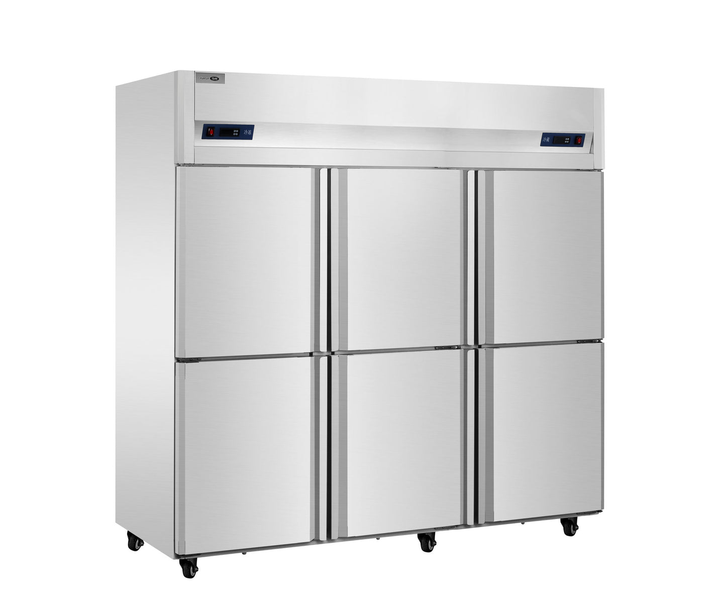 Snow Village CFS-60N6(HB) Six Door Dual Temperature Refrigerator Freezer, Static Cooling Tiger Series