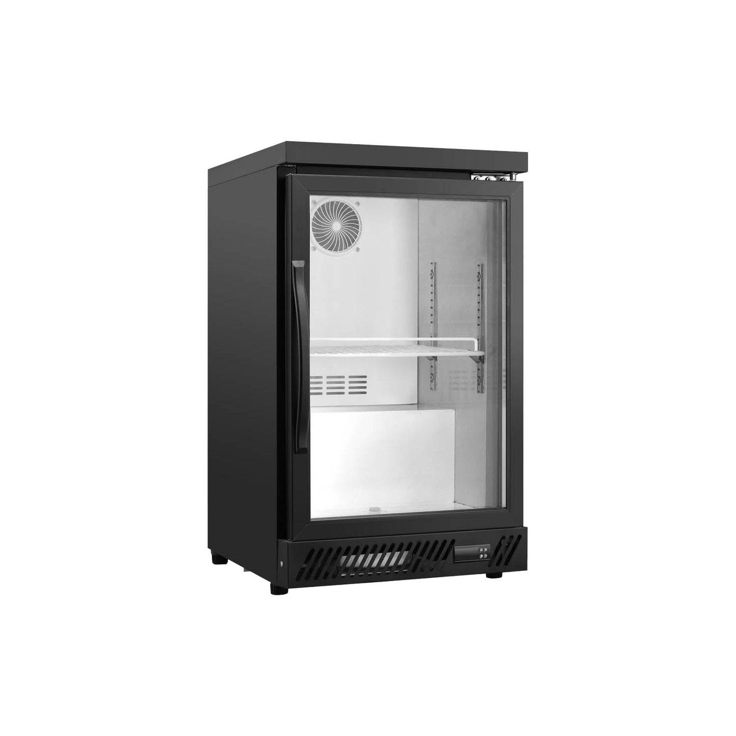 Back Bar Cooler BT-500F 1-Door / Glass / Swing / Refrigerator