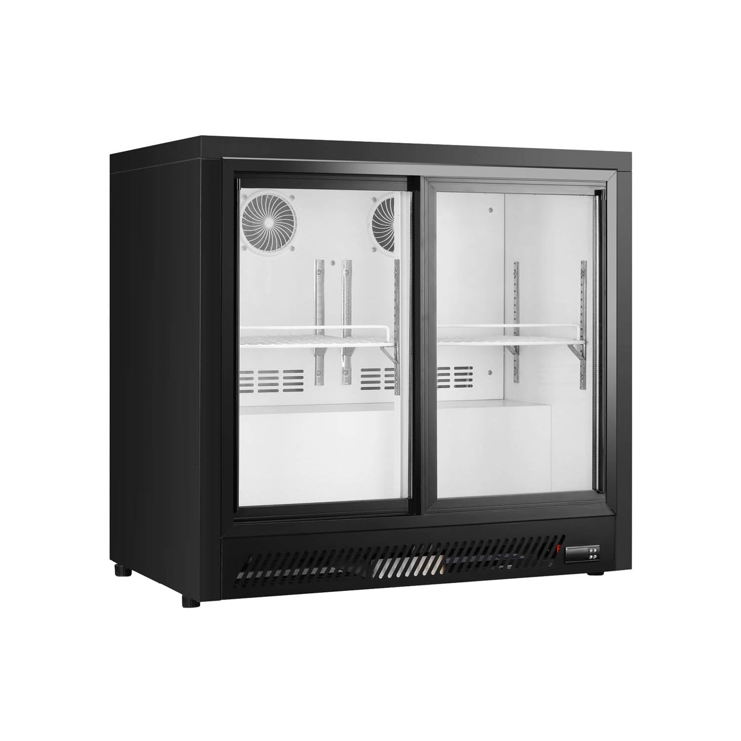 Back Bar Cooler BT-900FY 2-Door / Glass / Sliding / Refrigerator