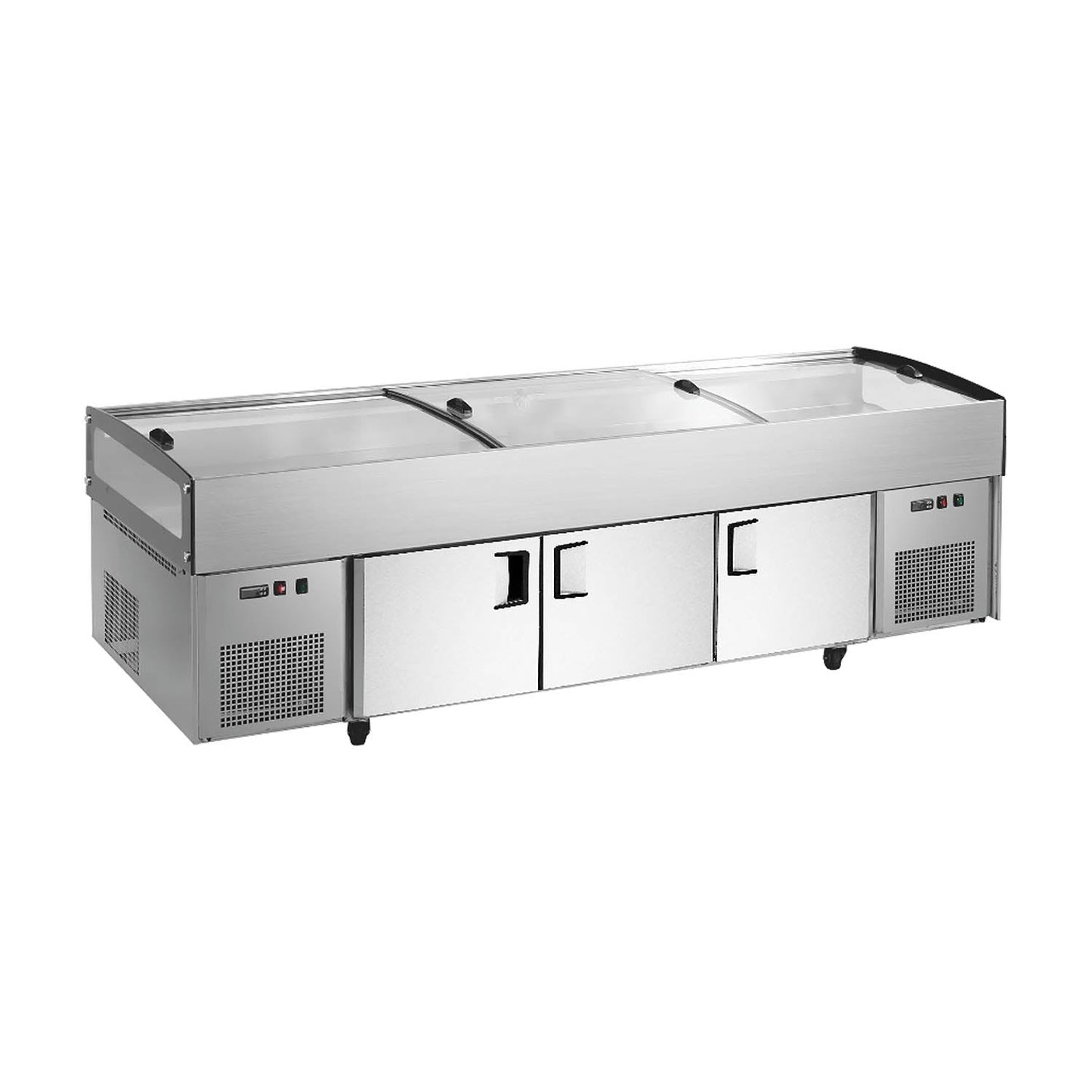 Ice Display Table BT-C1.8/D-M / Glass Door / Sliding