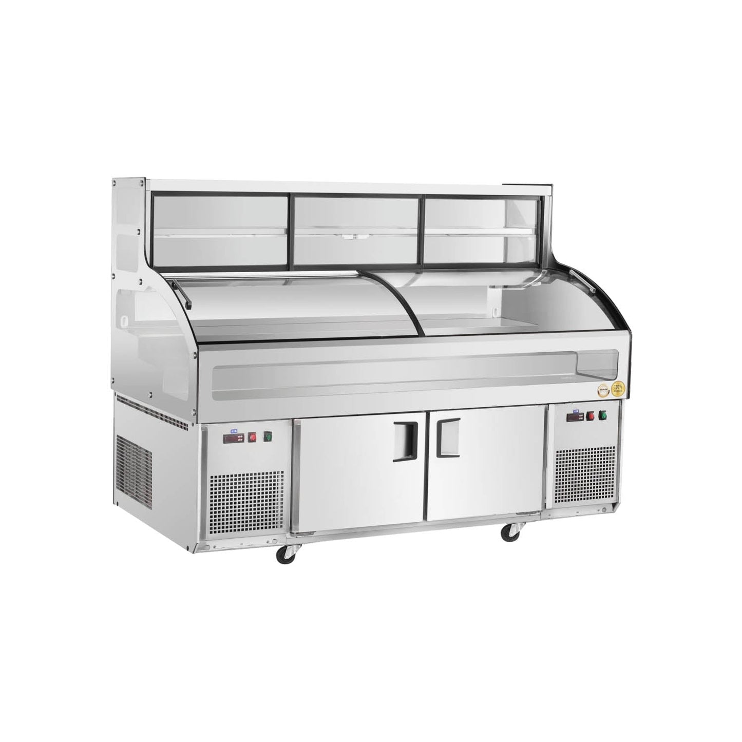 Ice Display Table BT-D1.8D-T5 Sliding Door / 3-Temperature / 5-Stage