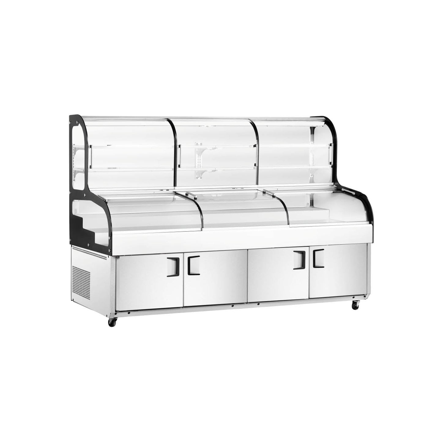 Ice Display Table BT-D2.0-T6S Curved / 3-Temperature / 6-Step