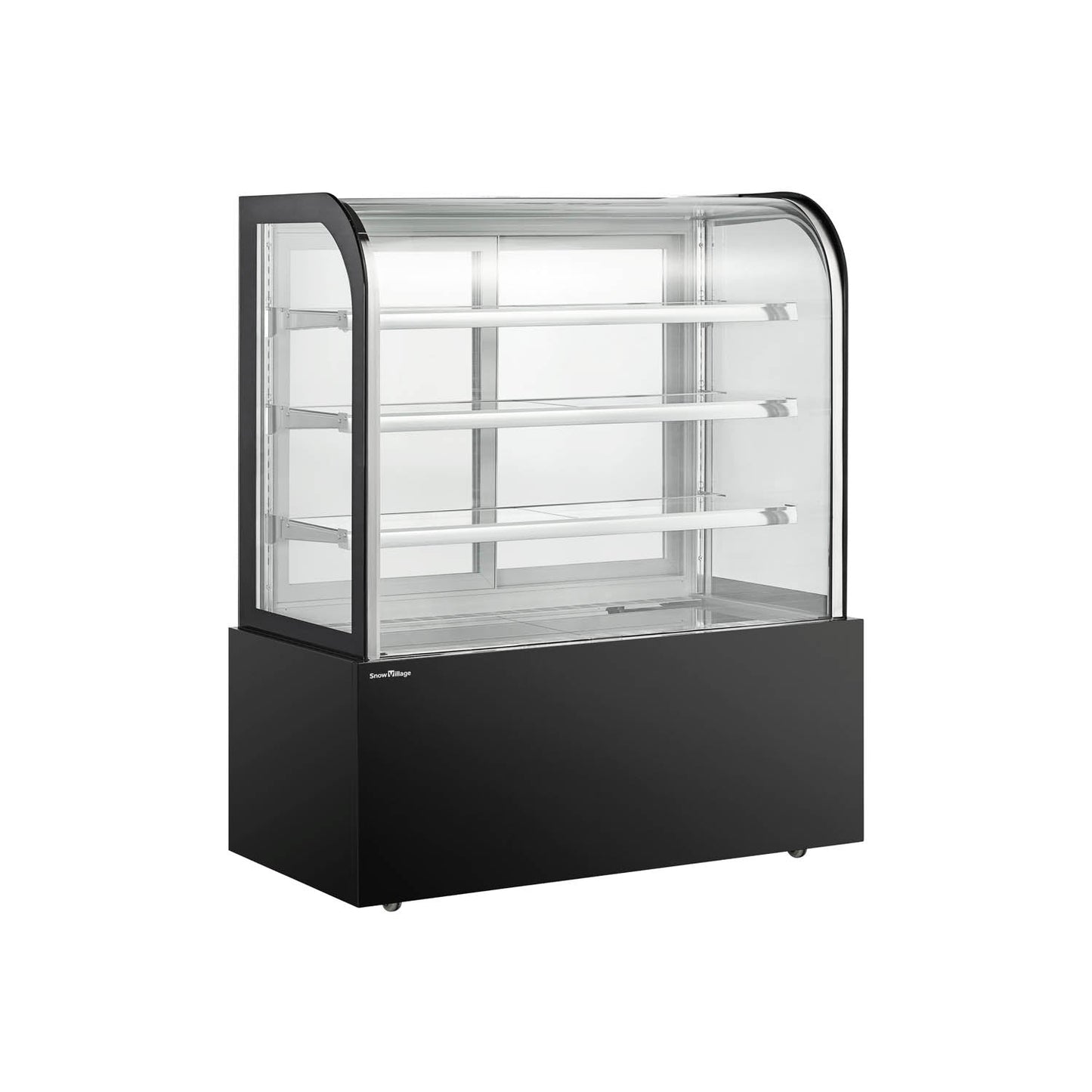 Cake Showcase DG-900FYH Upright / Curved / Glass / Three Shelves