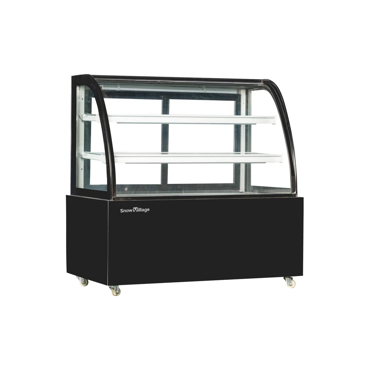 Cake Showcase DG-1500FY Upright / Curved / Glass / Two Shelves