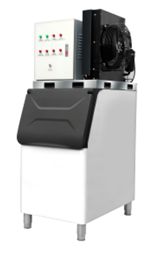 Flake Ice Maker PB-440(200) with 287 lbs Ice Storage Bin Flake-Style