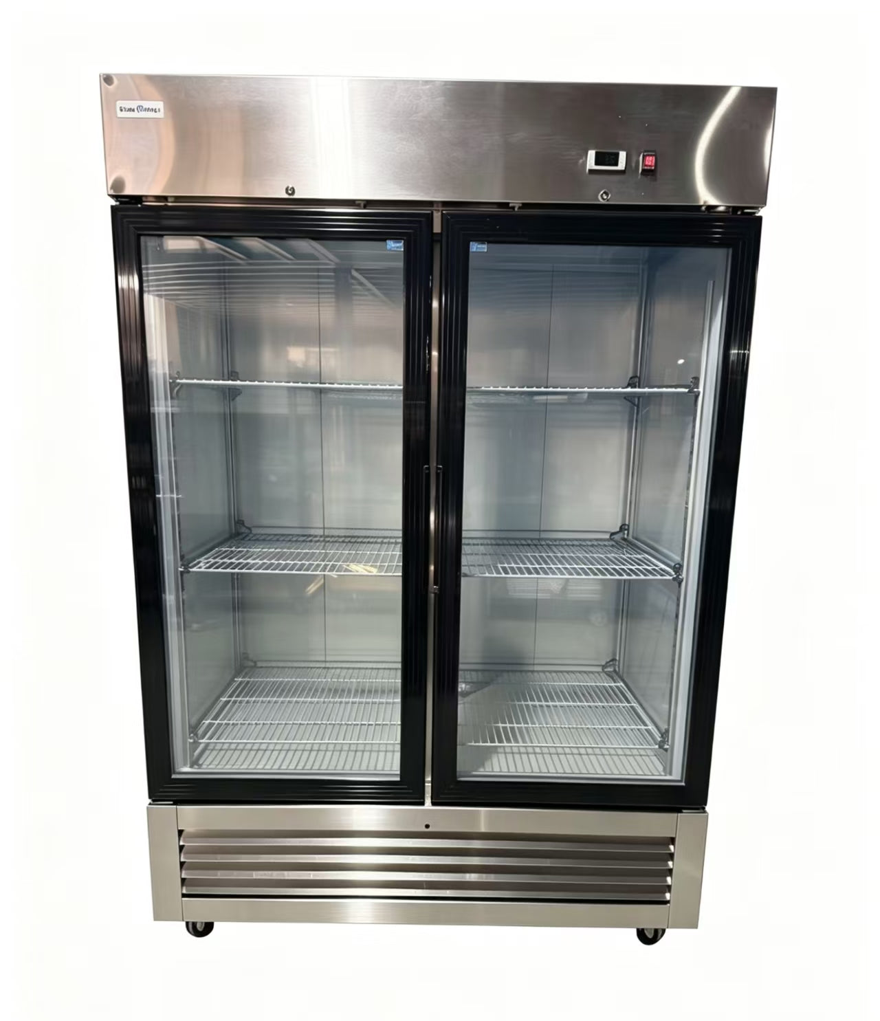Reach-in Refrigerator XCV-54RG Bottom Mounted / 2-Glass Door