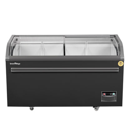 Island Freezer SD/SC-518 Static Cooling Series - Two Sliding Doors (Curved)