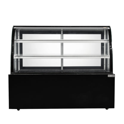 Cake Showcase Series – Curved Glass 3-Layer Upright Type