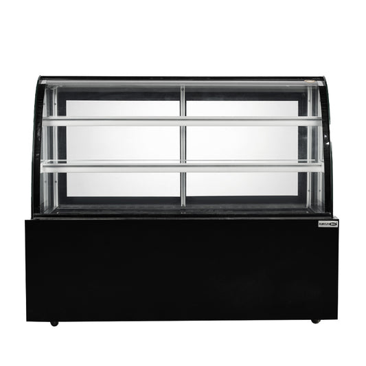 Cake Showcase Series – Curved Glass 3-Layer Upright Type