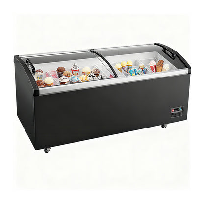 Ice Cream Freezer SD-706 Straight Glass Sliding Door