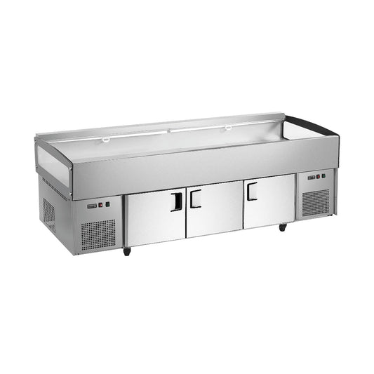 Ice Display Table BT-C1.8/D-L Night Curtain