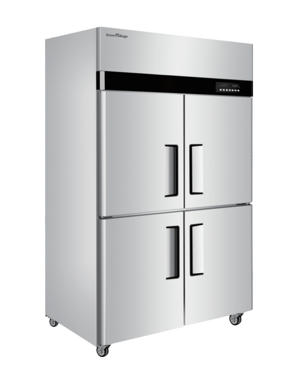 Reach In CFS-40N4(HB) Four Door Dual Temperature Refrigerator Freezer / Static Cooling Tiger Series