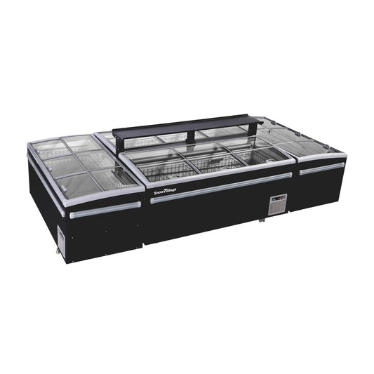 Snow Village Island Freezer Standard CQZ Series - Horizontal/Vertical Sliding Door (Modular Type)