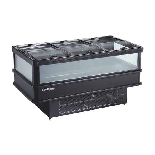 Island Freezer DG Ventilated Cooling Series - Three Sliding Doors