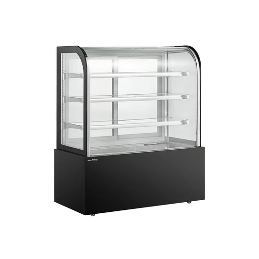 Cake Upright Showcase DG Series - Three Shelves (Curved)