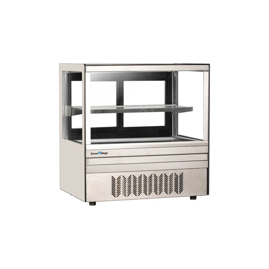 Snow Village Cake Showcase DG-TZ Countertop Series - Straight (Two Shelves)