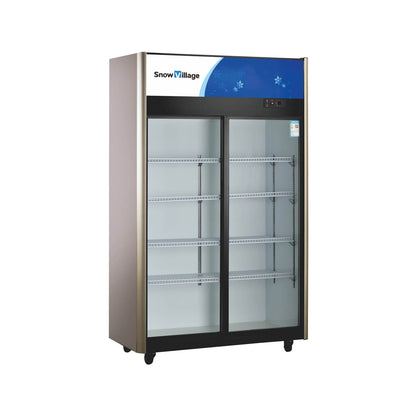 Upright Glass Door Showcase LC-YX/YS Static Cooling Refrigerator Series - 2/3 Sliding Doors