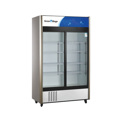 Upright Glass Door Showcase LC-YX/YS Static Cooling Refrigerator Series - 2/3 Sliding Doors