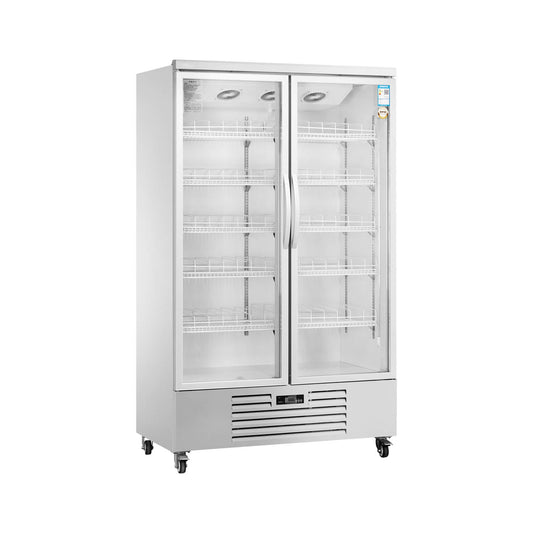 Glass Door Merchandiser LC-1200FX Bottom Mounted / 2-Door / Glass / Swing / Refrigerator