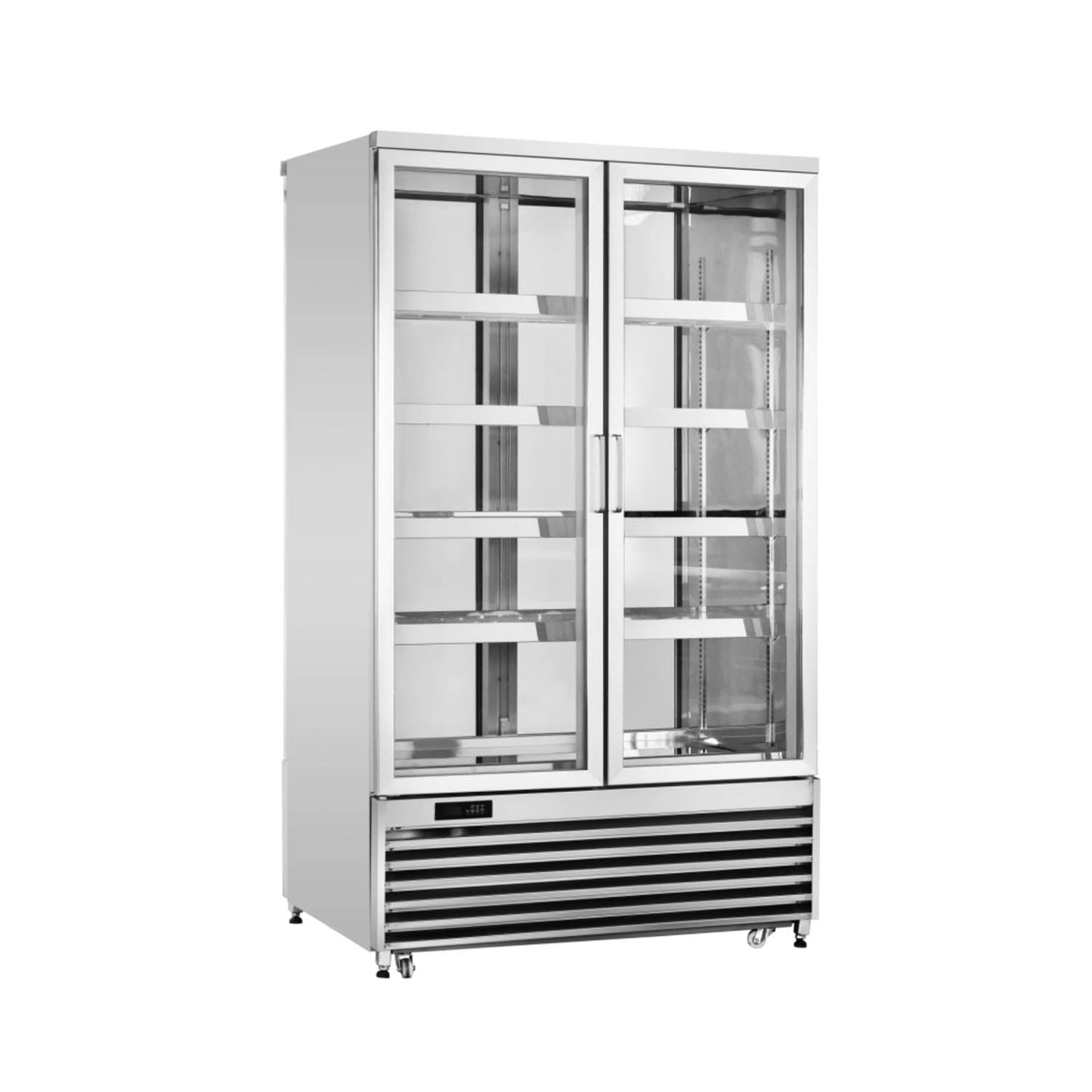 Upright Glass Door Showcase LC Dual Access Ventilated/Static Cooling Refrigerator Series -  2/3 Doors