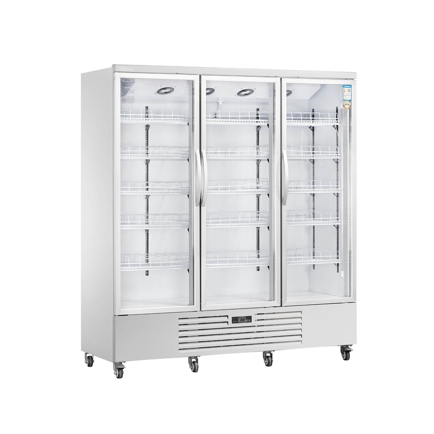 Snow Village Upright Glass Door Showcase LC Standard Ventilated Cooling Refrigerator Series - 2/3 Doors