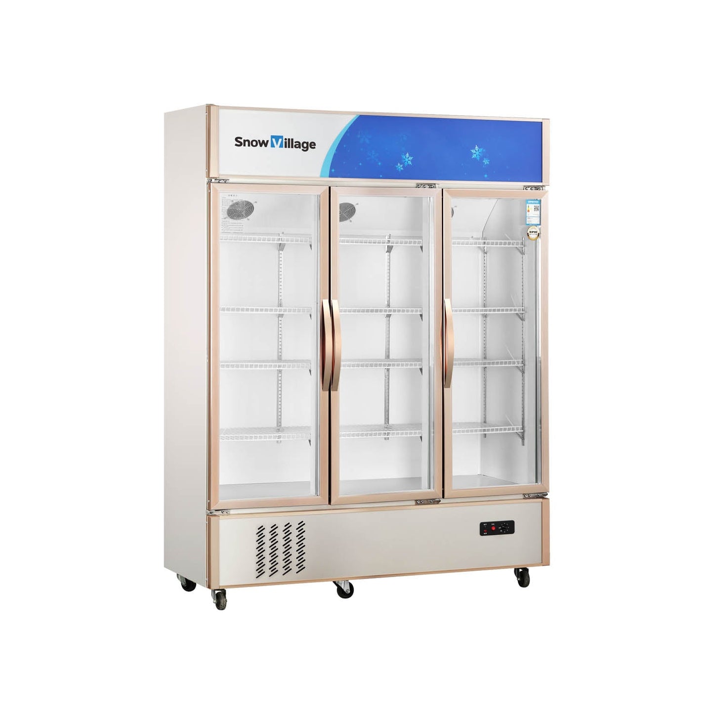 Upright Glass Door Showcase LC-KX/KS Standard Static Cooling Refrigerator Series - 2/3 Doors
