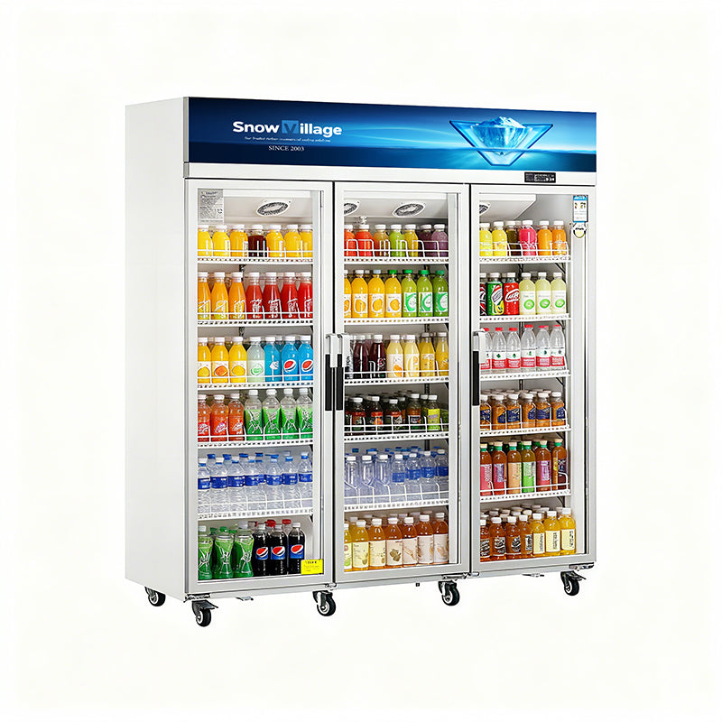 Glass Door Merchandiser LC-1800FS Top Mounted / 3-Door / Glass / Swing / Refrigerator