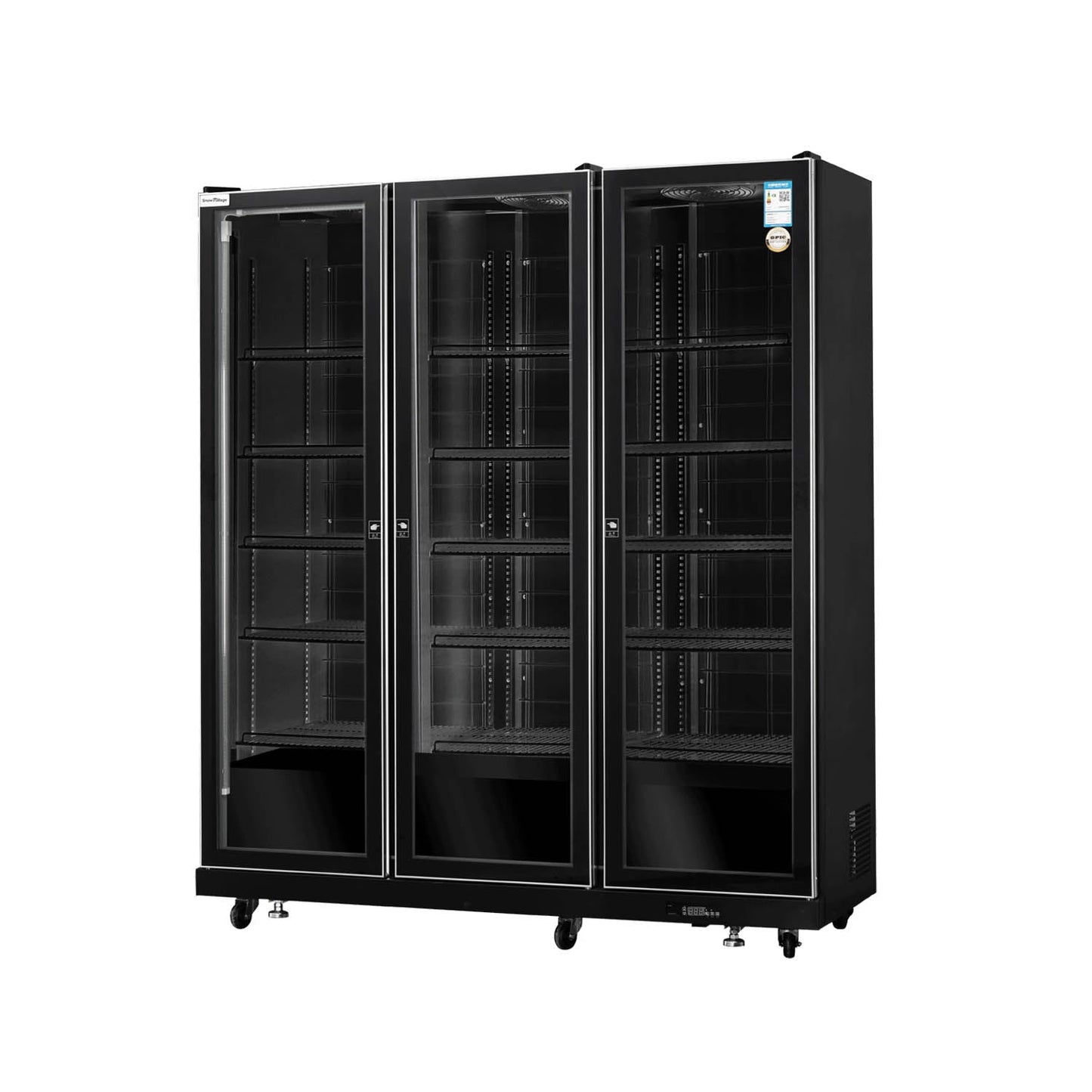Snow Village Upright Glass Door Showcase LC-B Ventilated Cooling Wine Cooler Series -  2/3 Doors