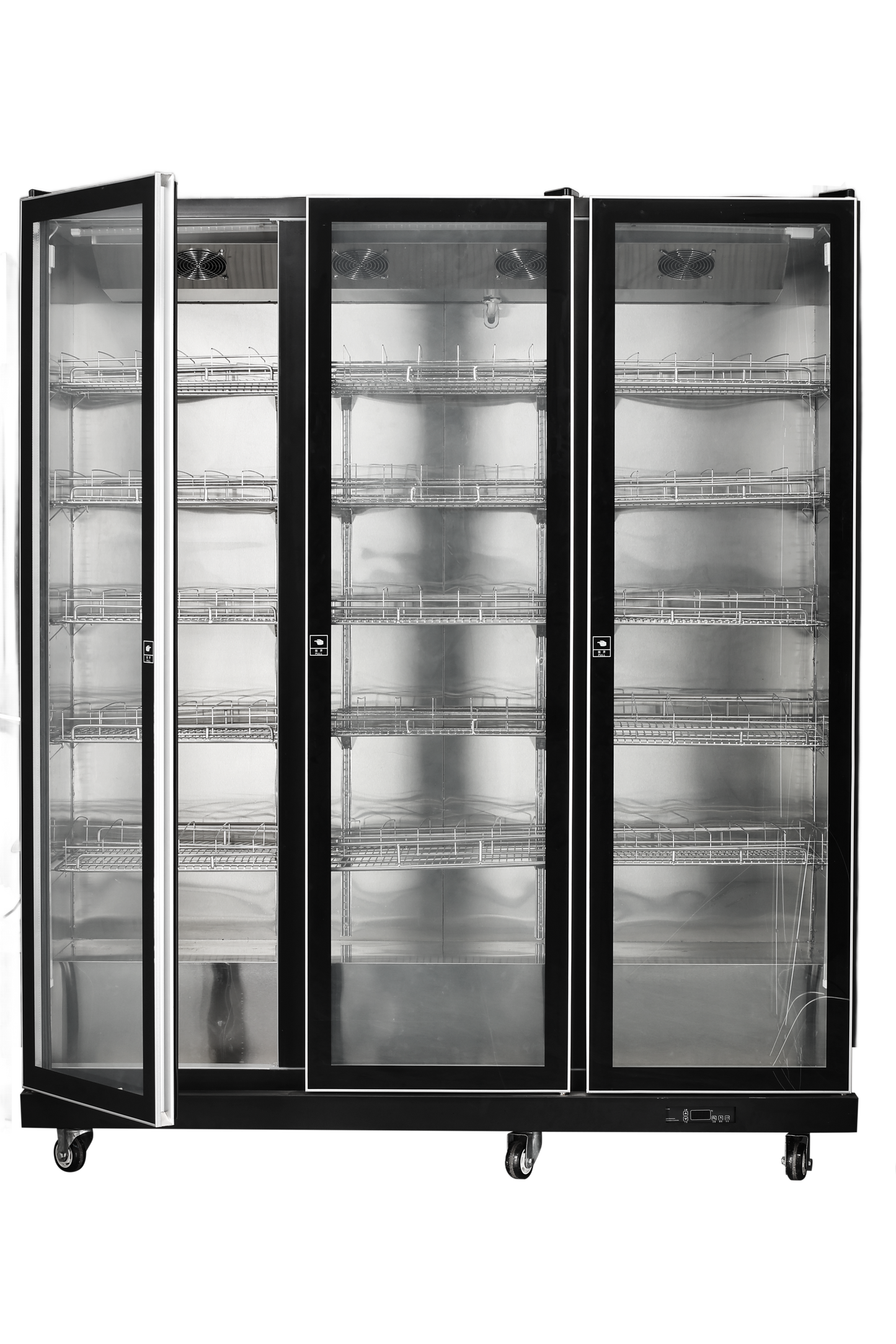 Snow Village 3-Door Commercial Wine Cooler Merchandiser, Glass Door Display (LC-1654)