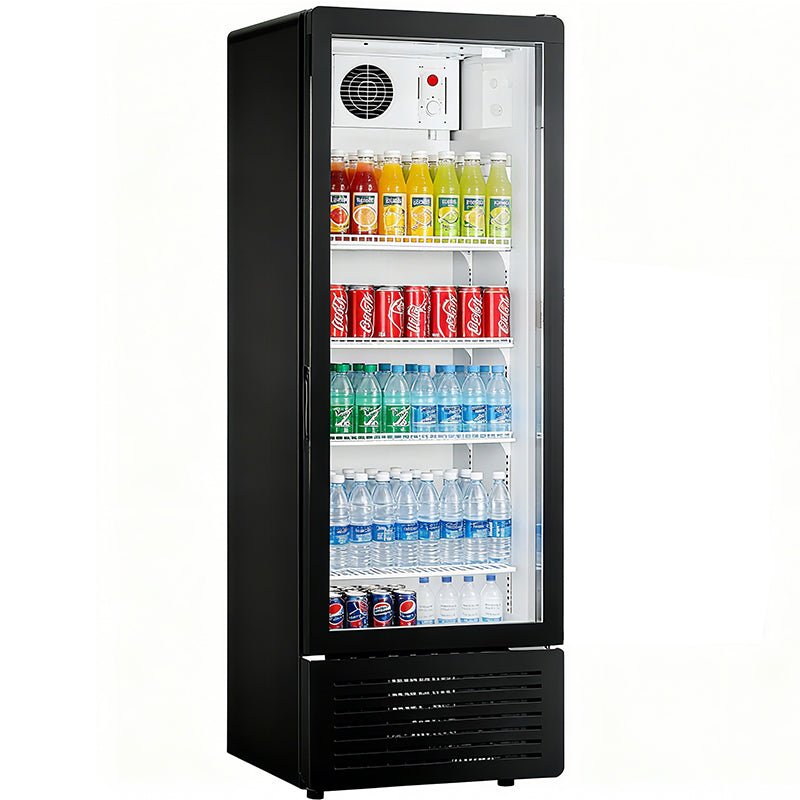 Glass Door Merchandiser LC-310 Single Glass Swing Door Refrigerator