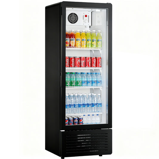 Glass Door Merchandiser LC-230 Single Glass Swing Door Refrigerator