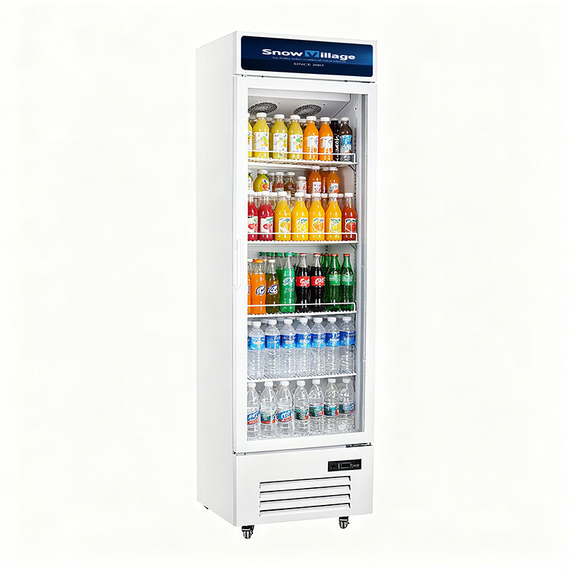 Snow Village LC-338W glass-door merchandiser