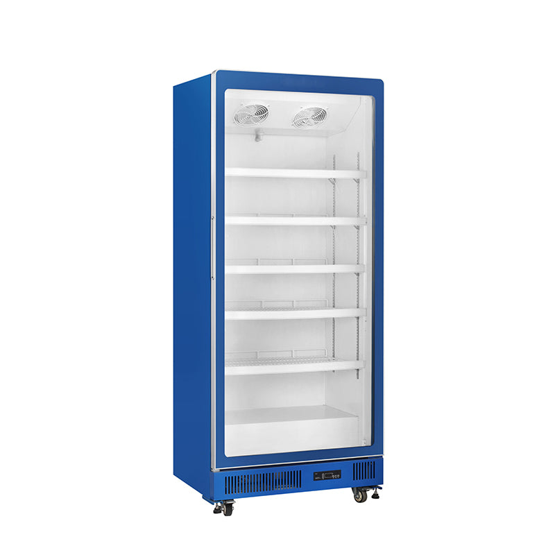 Glass Door Merchandiser LC-830F Bottom Mounted / 1-Door / Glass / Swing / Refrigerator / Custom-Coated Door Options