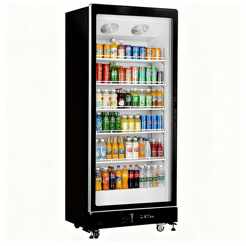 Glass Door Merchandiser LC-830F Bottom Mounted / 1-Door / Glass / Swing / Refrigerator / Custom-Coated Door Options