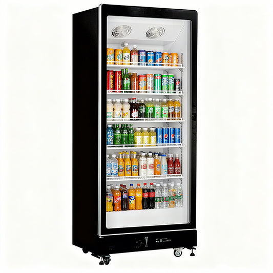 Glass Door Merchandiser LC-830F Bottom Mounted / 1-Door / Glass / Swing / Refrigerator / Custom-Coated Door Options