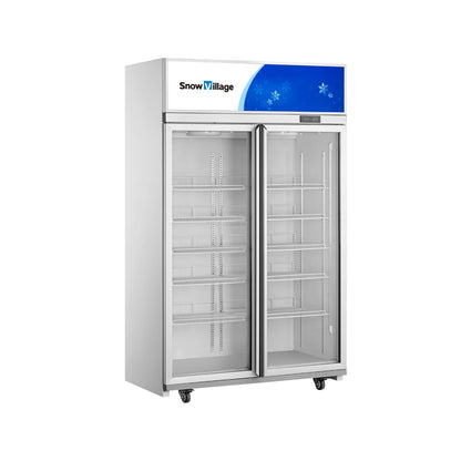 Snow Village Upright Glass Door Showcase LC/LD Ventilated Cooling Refrigerator Freezer Series - 1/2/3/4 Doors