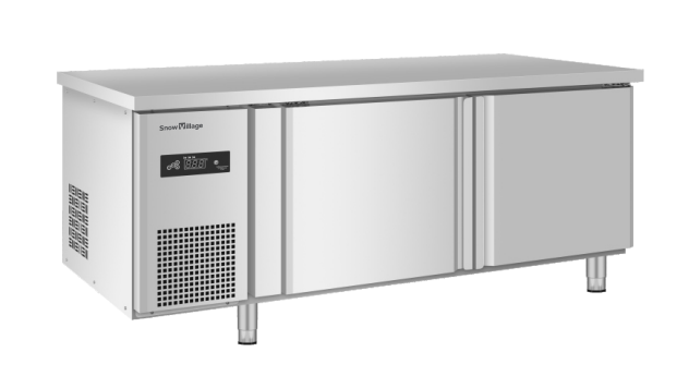 Snow Village PLR/PLD (HB) Undercounter Refrigerator Freezer Premium Worktable Ventilated Cooling Series - Two Doors Tiger Series