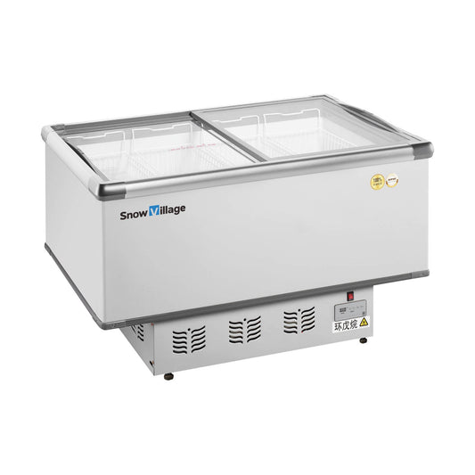 Island Freezer SD/SC Standard Static Cooling Series - Two Sliding Doors (Straight)