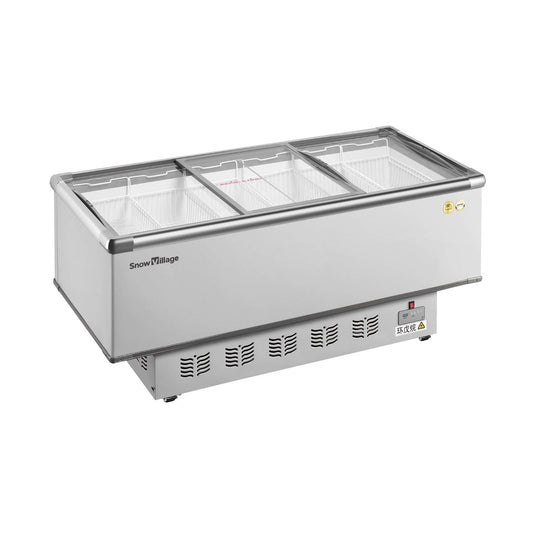Island Freezer SD/SC Standard Static Cooling Series - Three Sliding Doors (Straight)