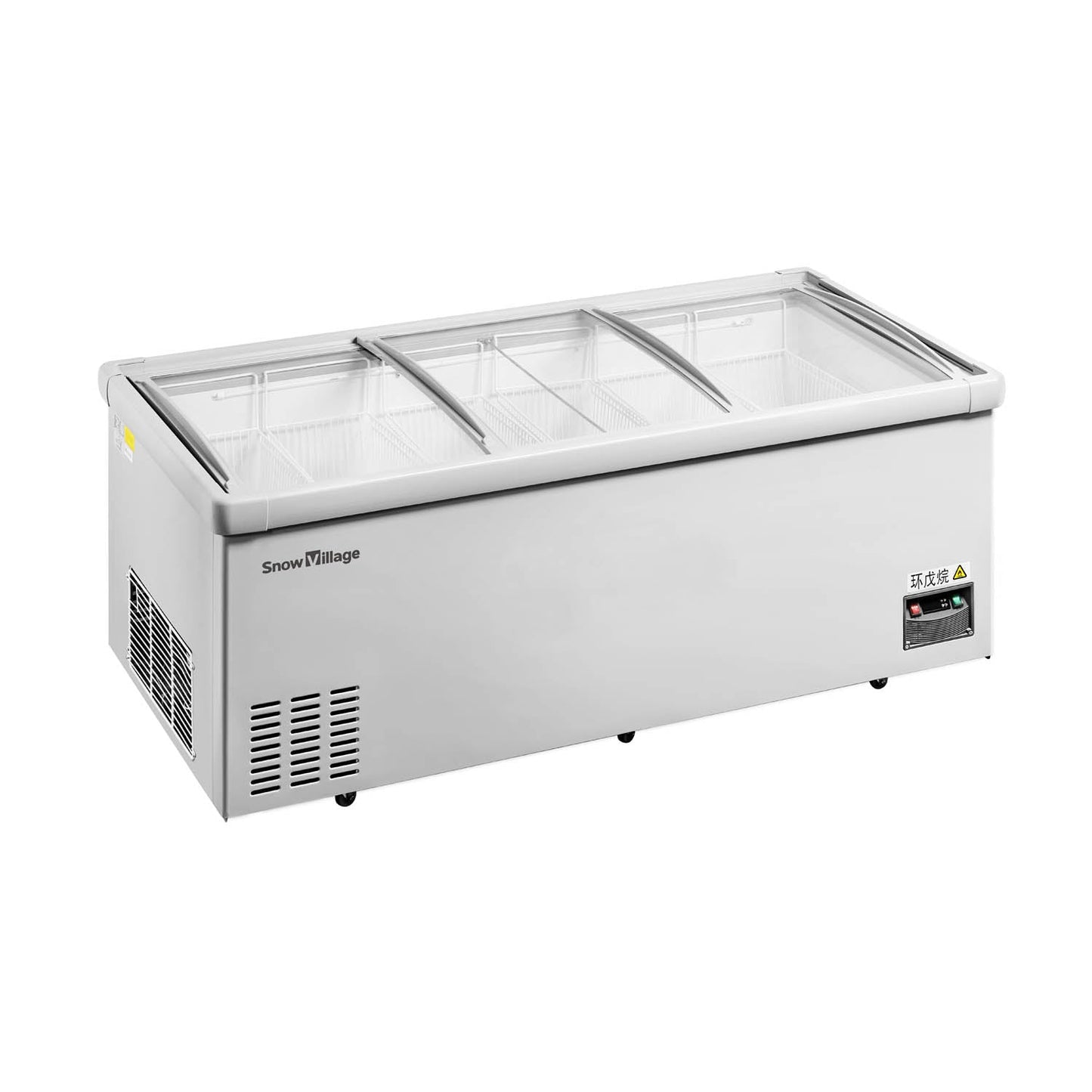 Island Freezer SD/SC Static Cooling Series - Three Sliding Doors (Straight)