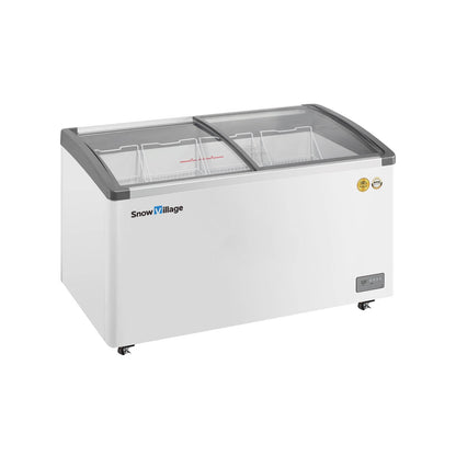 Ice Cream Freezer SD/SC-258YH Curved Glass Sliding Door (Plastic Frame)