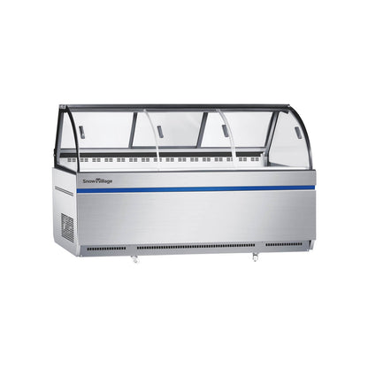 Supermarket Freezer YBG/SS Deli Showcase Ventilated Cooling Series - Curved Type