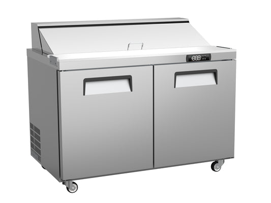 Salad and Sandwich Prep Table TUC-48RS 2-Solid Door