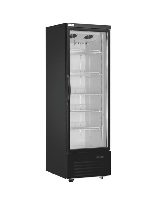Snow Village Upright Glass Door Showcase Series – Static Cooling, Single Door, Flat Top Type (LC-230 / LC-310)