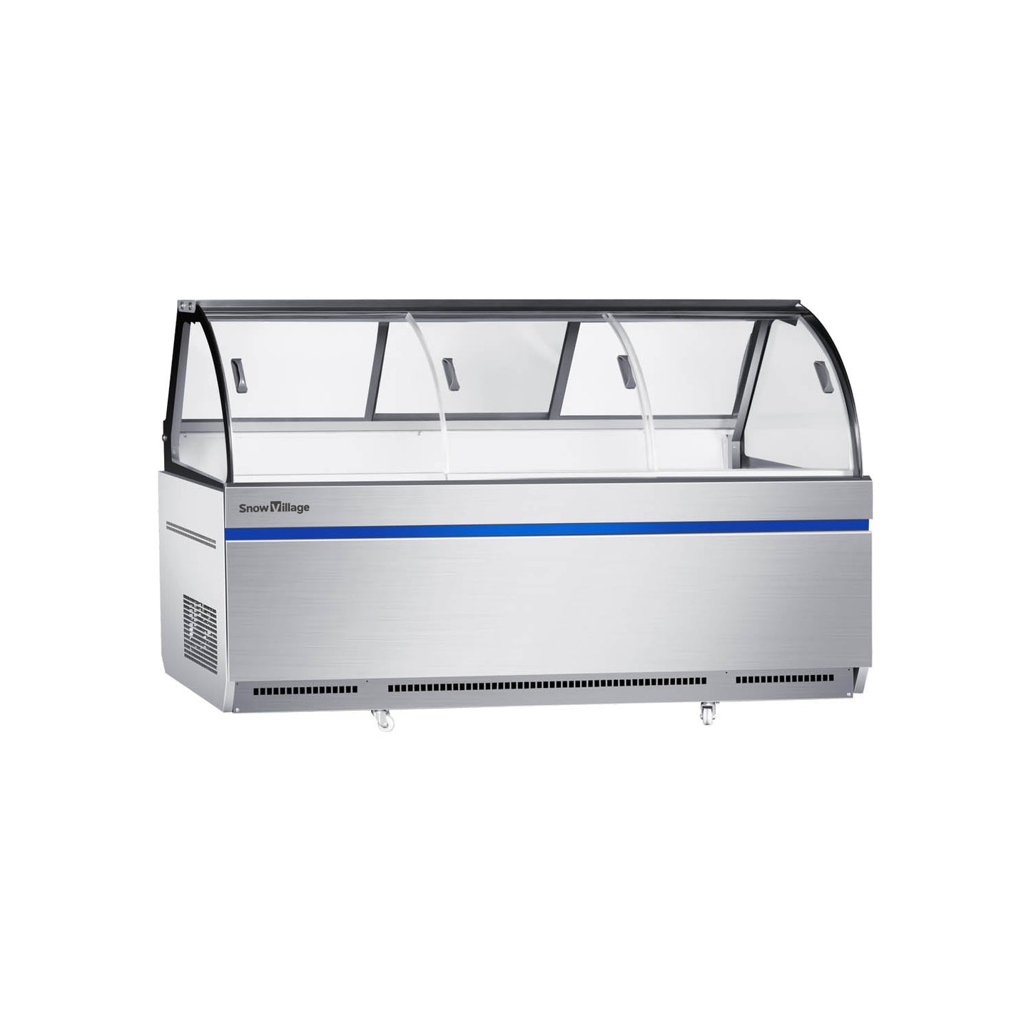 Supermarket Freezer XC-S Deli Showcase Static Cooling Series - Curved Type