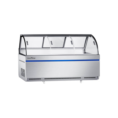 Supermarket Freezer XC-S Deli Showcase Static Cooling Series - Curved Type