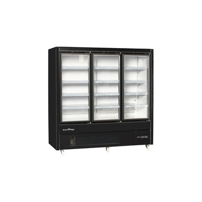 Supermarket Vertical Display Chiller XC-ZC-13/660 Glass Door / Refrigeration / Plug-In