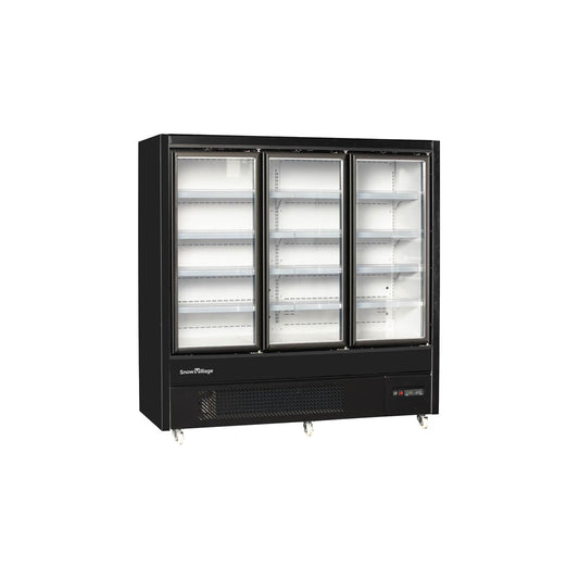 Supermarket Vertical Display Freezer XC-ZD-20 Glass Door / Frozen / Plug-In